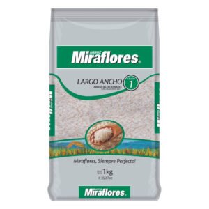 Arroz Miraflores grado 1 granulado 1 kilo